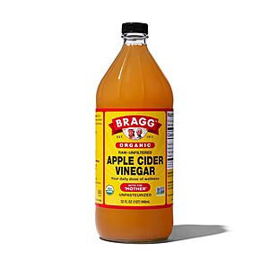 32-Oz Bragg Organic Raw Apple Cider Vinegar $4.70