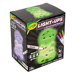 Crayola Glow Light-Ups Reusable Coloring Toy (Mummy) $3.50 (or less)