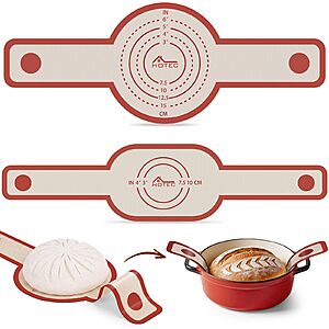 2-pc 0.7MM HOTEC Silicone Bread Sling for Dutch Oven (Various) $5