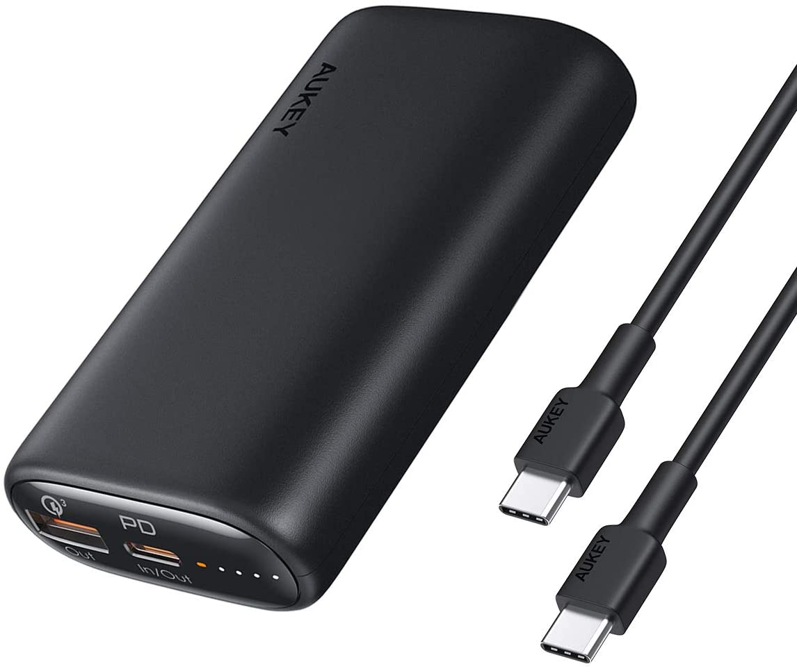 Aukey USB-C 10,000 MAH Quick Charge Power Bank just $15 After Stacked Savings