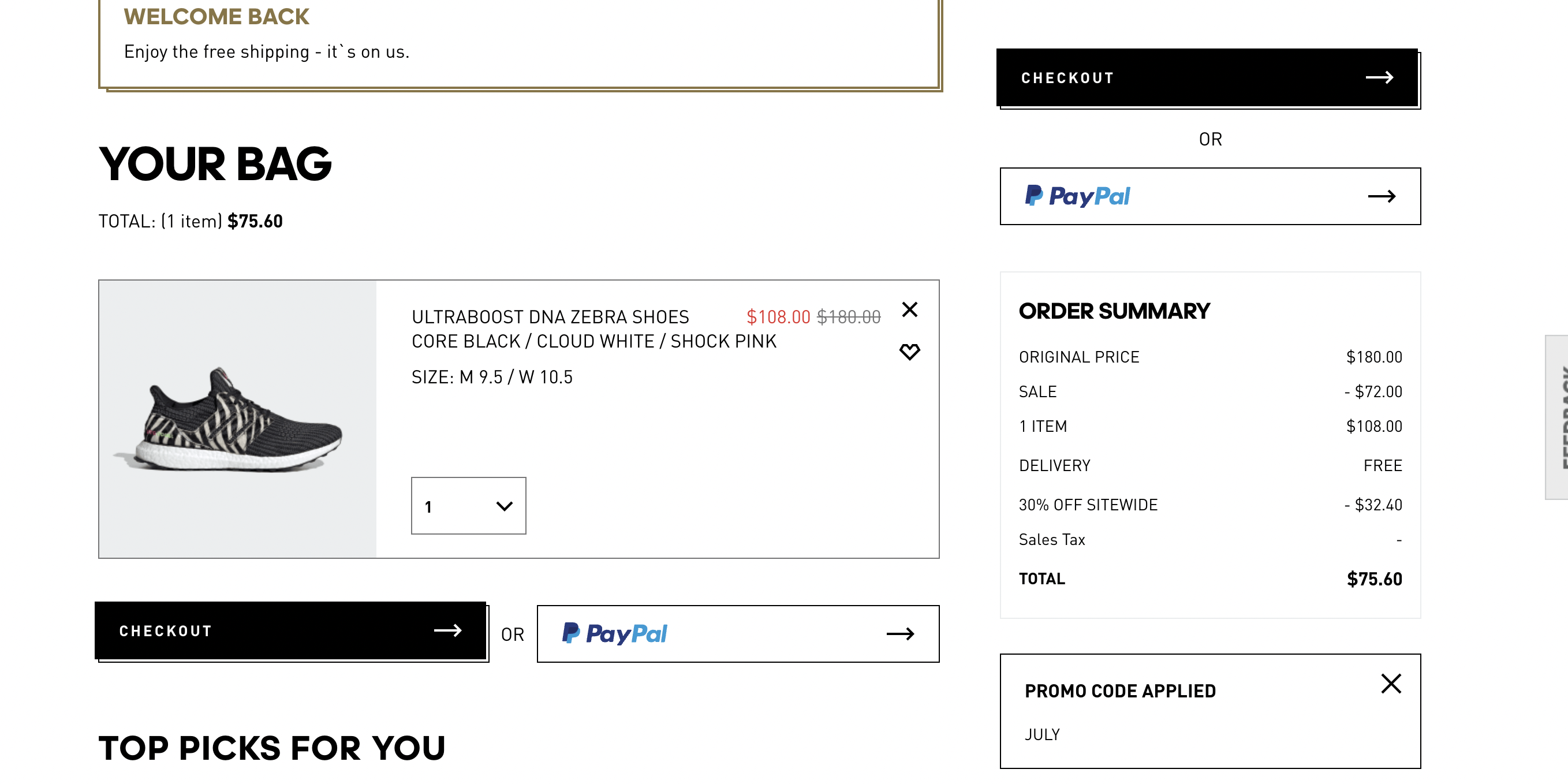 Ultra Boost Adidas Sneakers From $75 In Stacked Sale + Free Shipping